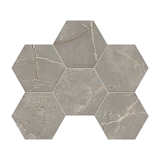 Estima Bernini Мозаика BR03 Hexagon Полированный 25x28.5 / Эстима Бернини Мозаика BR03 Хексагон Полированный 25x28.5 